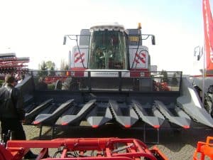 Actual farm harvesting equipment