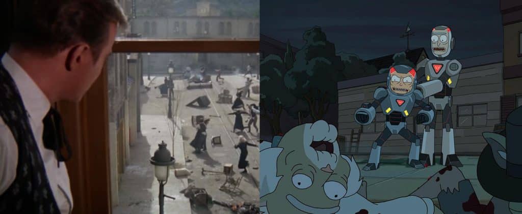 References in Rick and Morty - Festival Purge