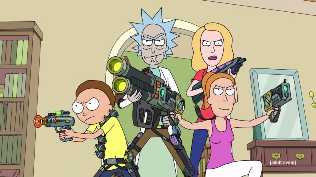 References in Rick Morty - Guns