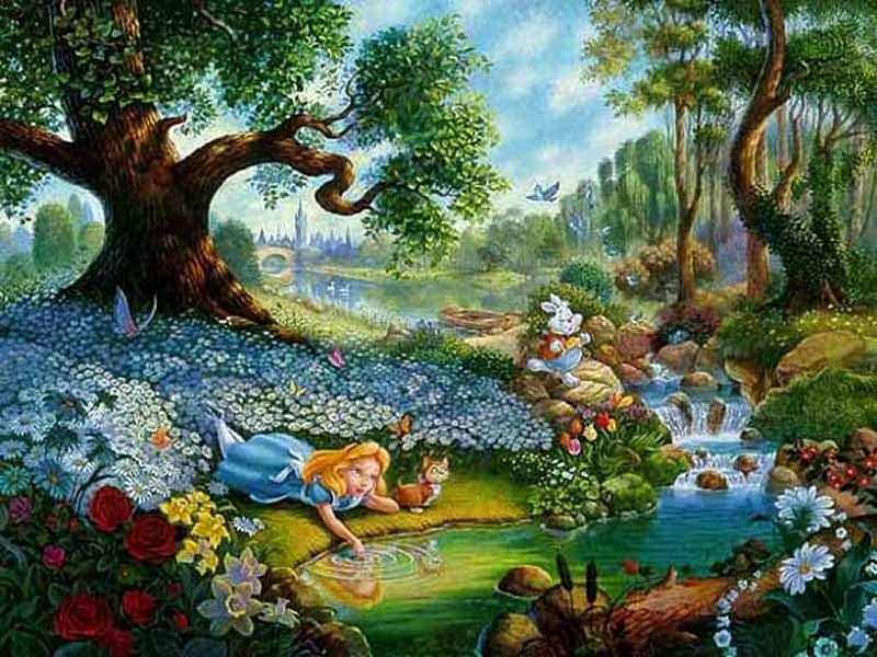 Fictional Locations - Wonderland - Alice in Wonderland