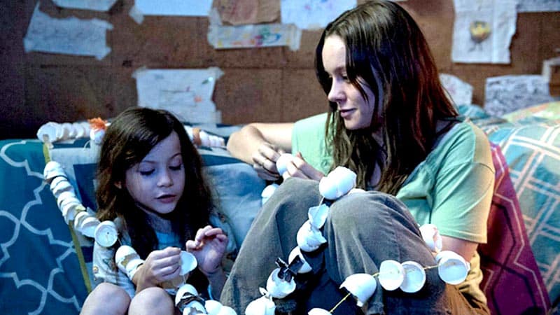 room, a trapped movie, starring brie larson and jacob tremblay