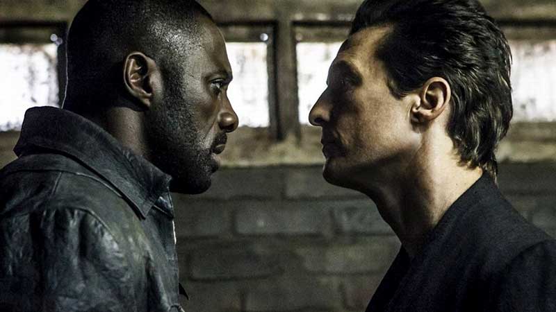 screenshot from the dark tower movie starring idris elba and matthew mcconaughey, facing off against each other - TV Adaptations: 10 Terrible Movies That Could Be Great Shows