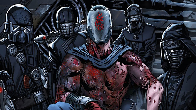 a panel from a comic book about the Knights of Ren