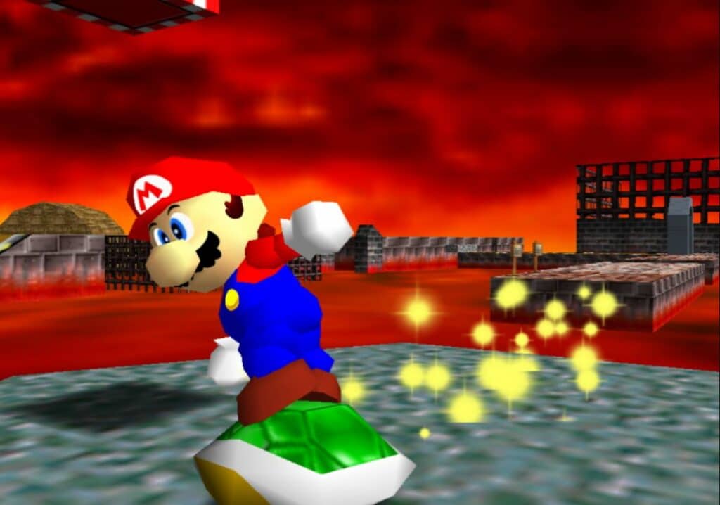 screenshot of super mario 64