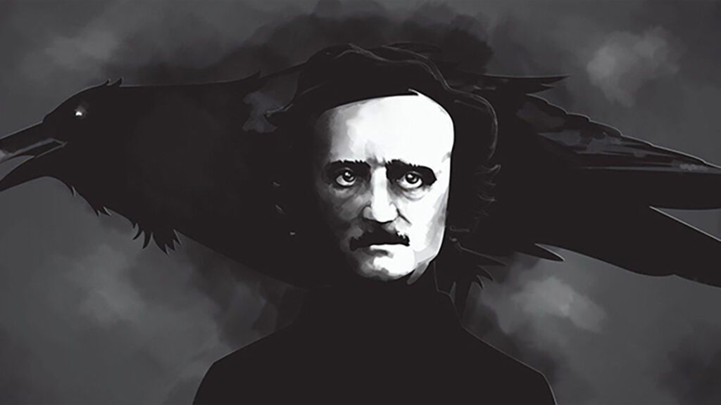 Edgar Allan Poe. the master of macabre has left an indelible mark on the horror genre and many modern works use his influence.