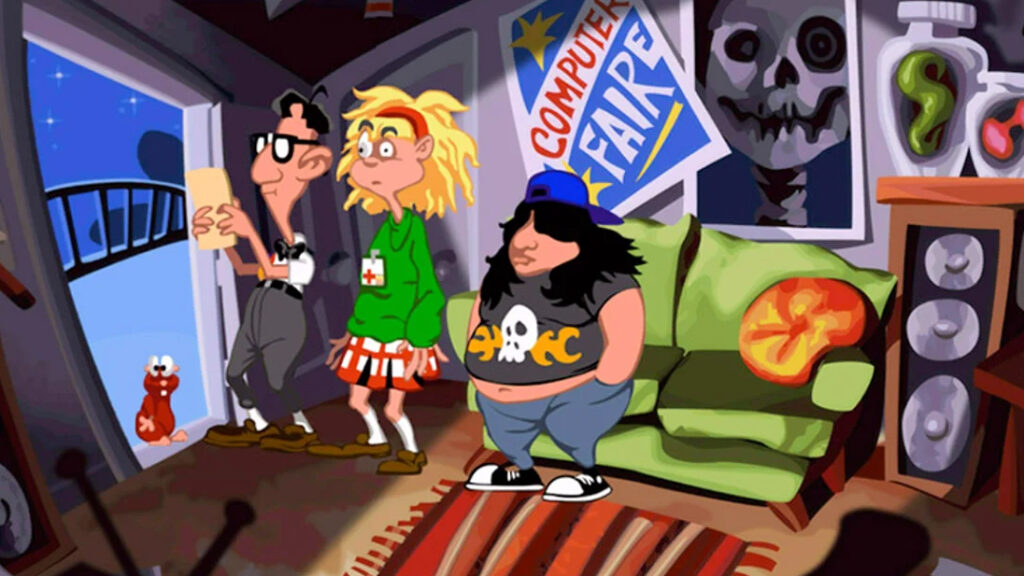 Day of the Tentacle was one of the earlier graphical adventure games.