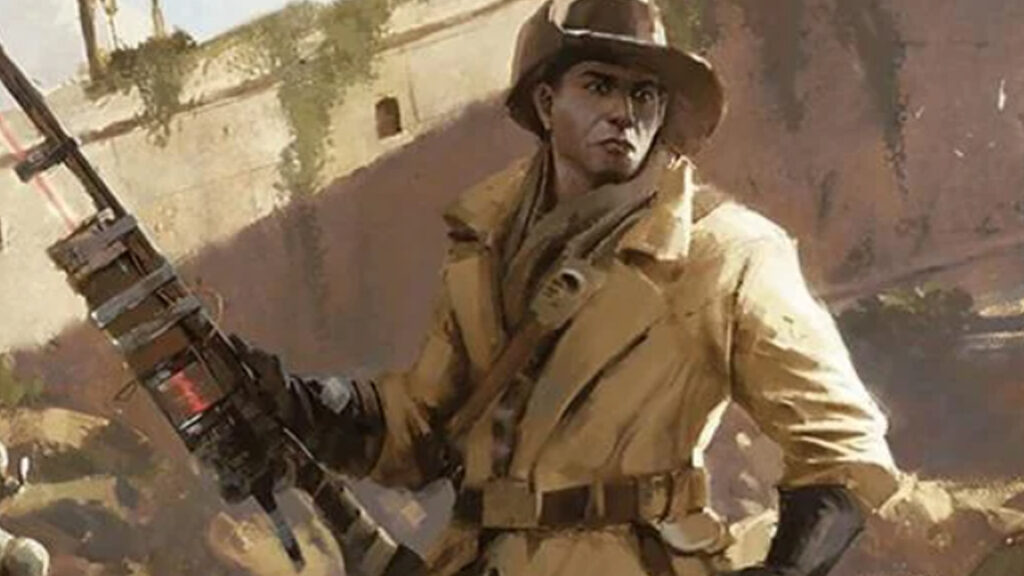 Preston Garvey from Fallout 4; a representation of how the show fixes game storytelling by turning fragmented side quests into a cohesive, non-optional narrative backbone.